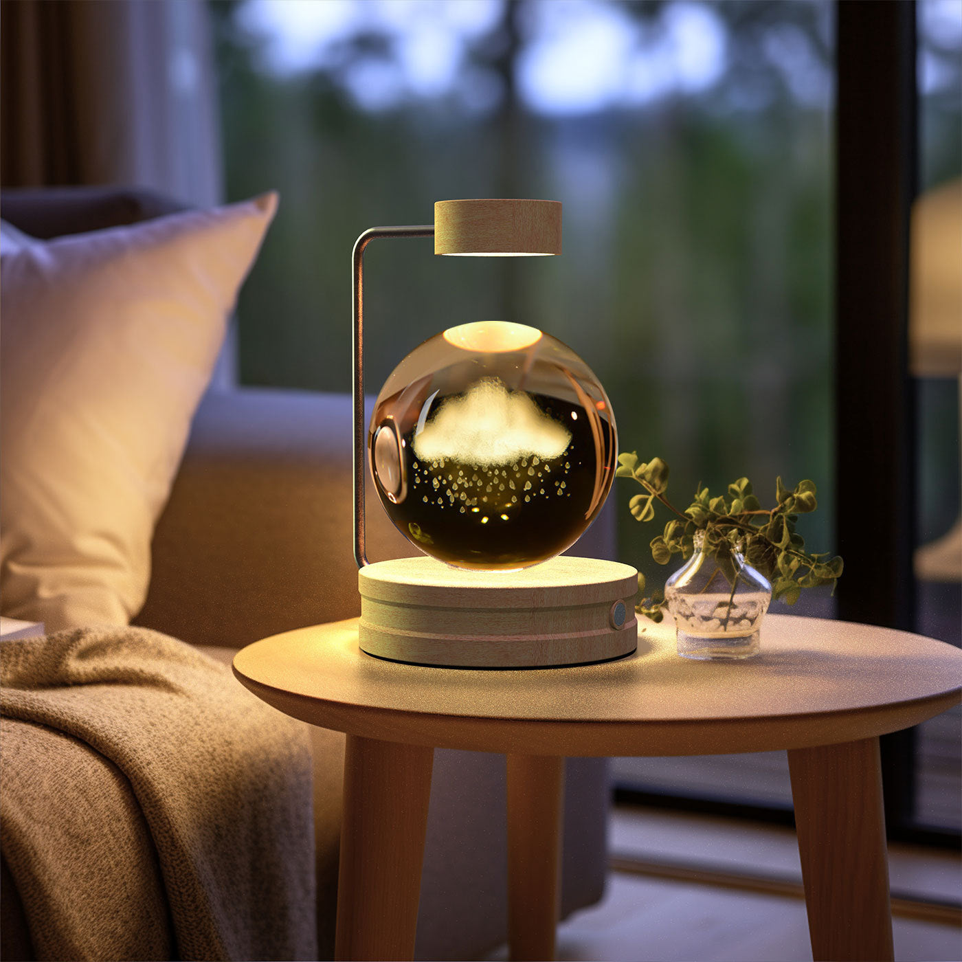 Crystal Ball  Indoor Night Light