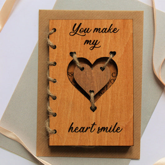 Personalized Wooden Gift Card