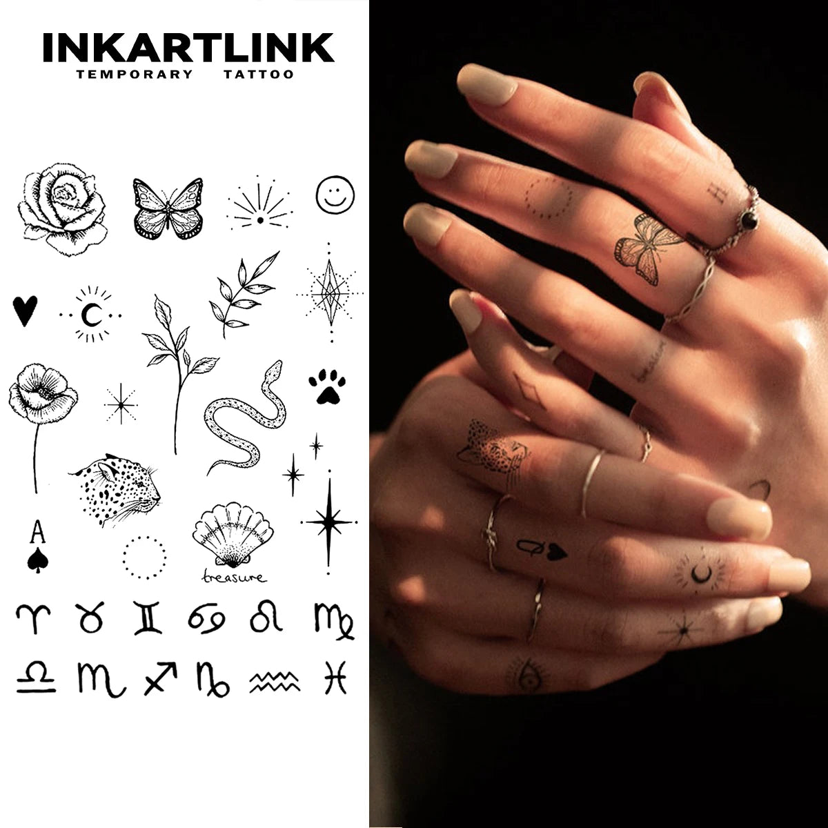 Finger Temporary tattoo