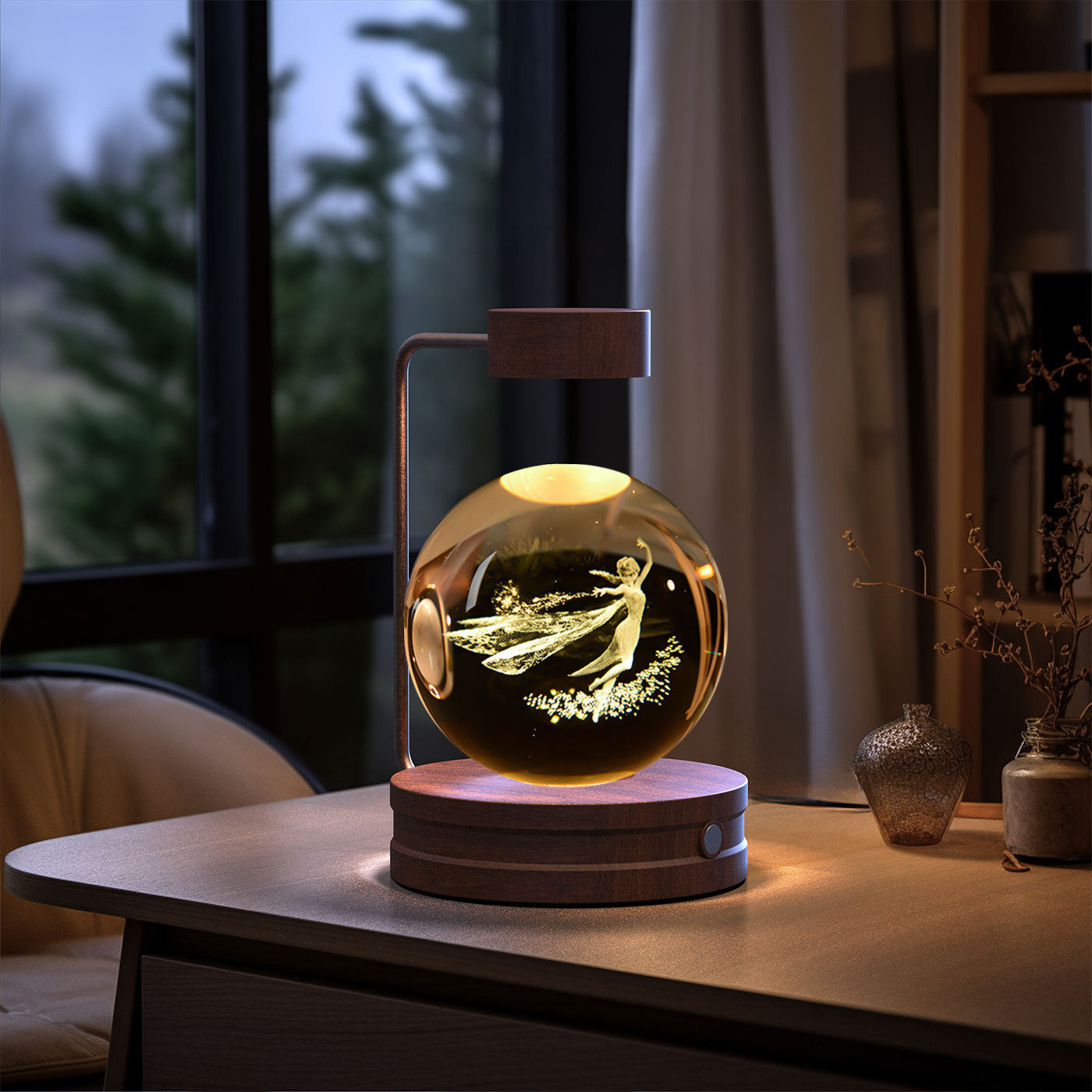 Crystal Ball  Indoor Night Light